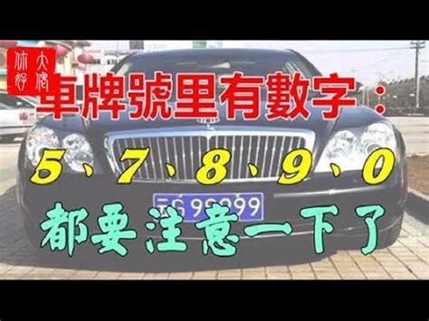 車牌尾數0